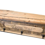 Customized Rustic Coffin with engraving