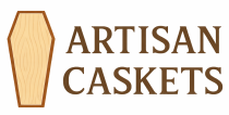 artisan caskets logo design with white backgorund.webp